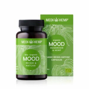 Organikus MOOD Reishi (pecsétviaszgomba) és HATCHA kapszula