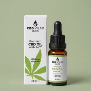 BDVILÁG BLISS 10% full spektrumú CBD olaj 1000 mg 30 ml pipettás üveg